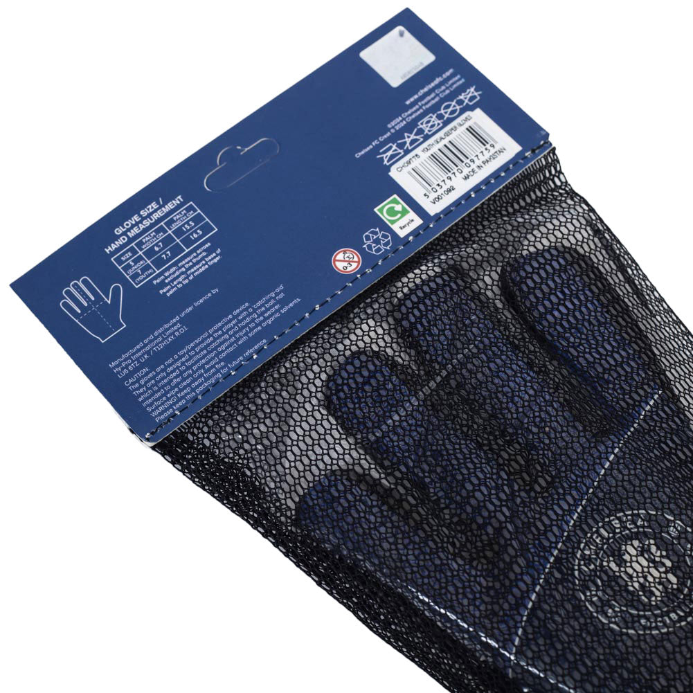 Youth Chelsea Football Club Fuse Style Goalkeeper Gloves for Goalies
