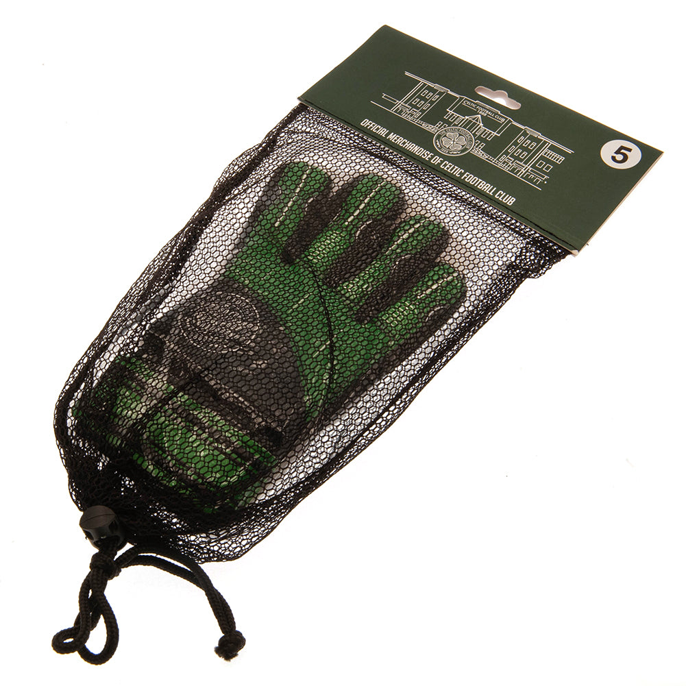 Celtic Football Club Delta Style Goalkeeper Gloves for Kids