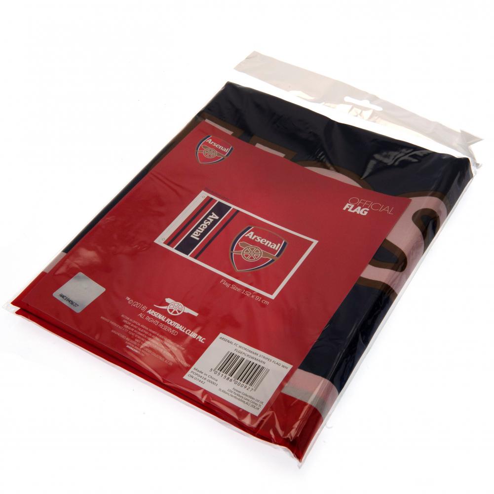 Large 100% Polyester Arsenal FC Supporters Flag with Gunners Crest