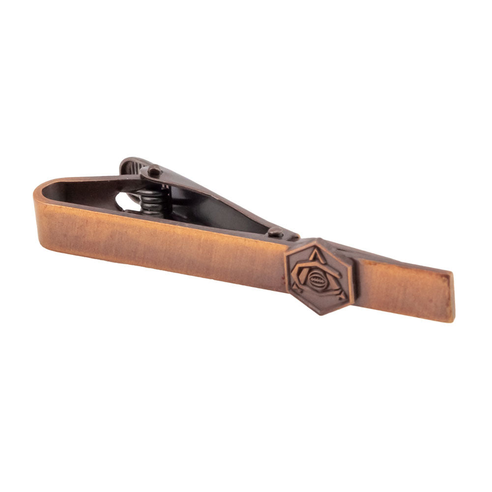 Antique Gold Heritage Style Arsenal FC Tie Slide with Crest