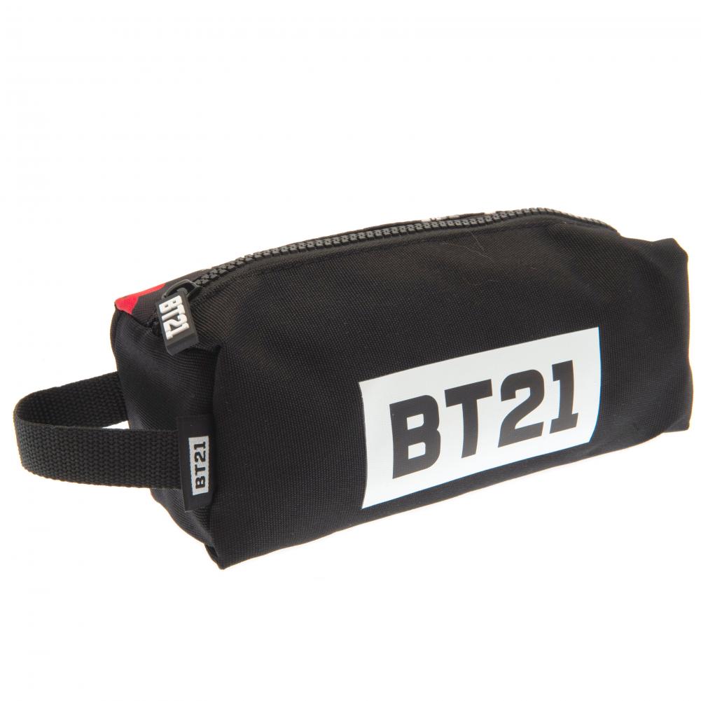 BT21 Character-Themed Zipped Pencil Case for Home and School