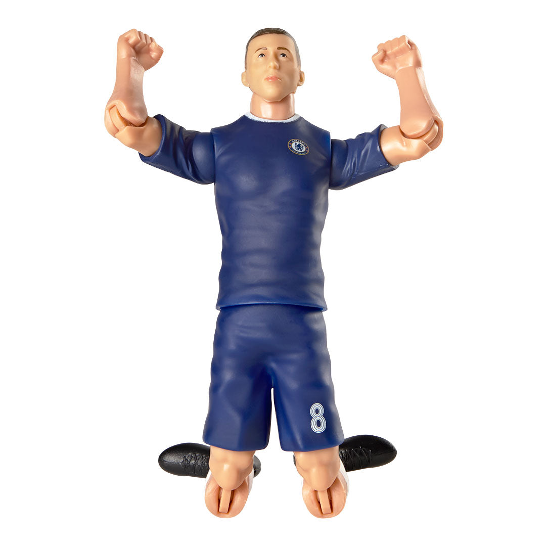 Chelsea Football Action Figure of Enzo Fernandez Wearing No. 8 Team Kit