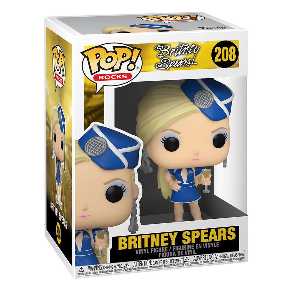 Britney Spears Stewardess Style POP! Rocks Collectible Vinyl Figure