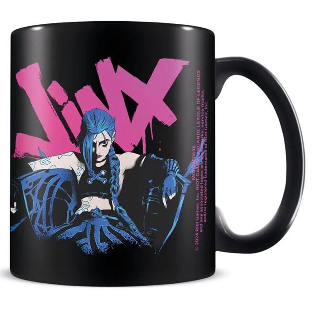 315ml Arcane Jinx Themed Black Everyday Ceramic Coffee Mug
