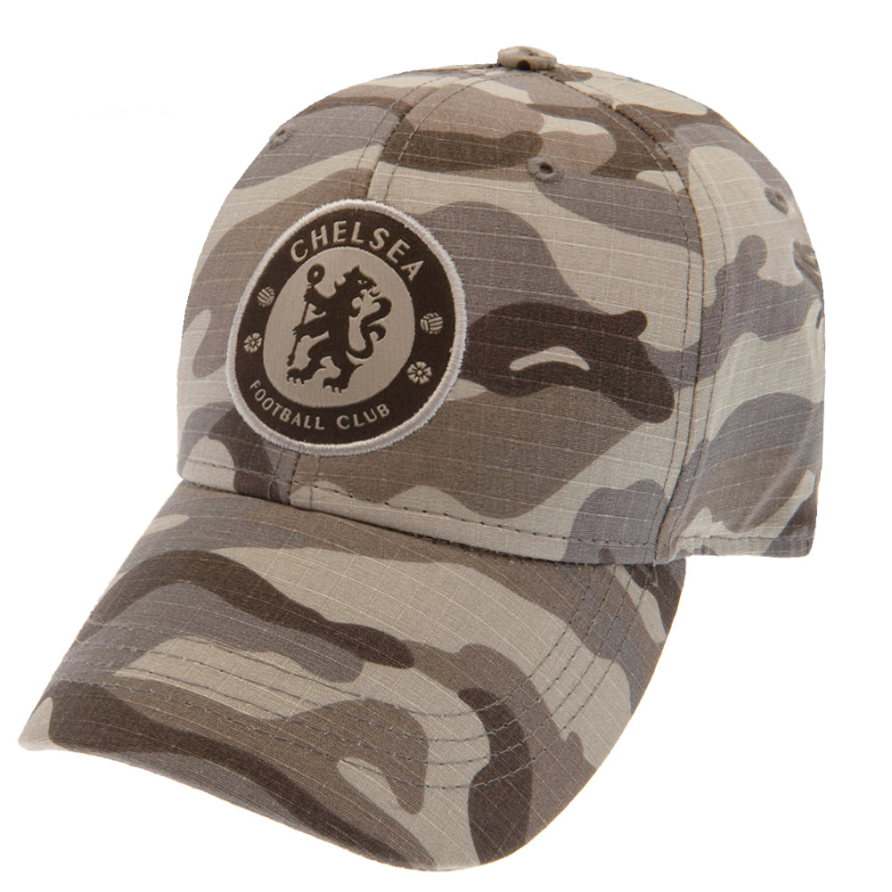 Adult Chelsea FC Classic Khaki Green Camo Curved Brim Adjustable Cap