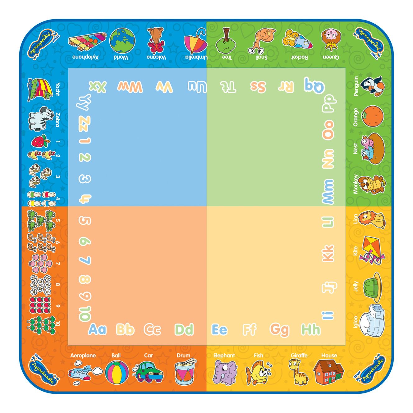 Aquadoodle Classic Color Mat - Endless Mess - Free Drawing Fun