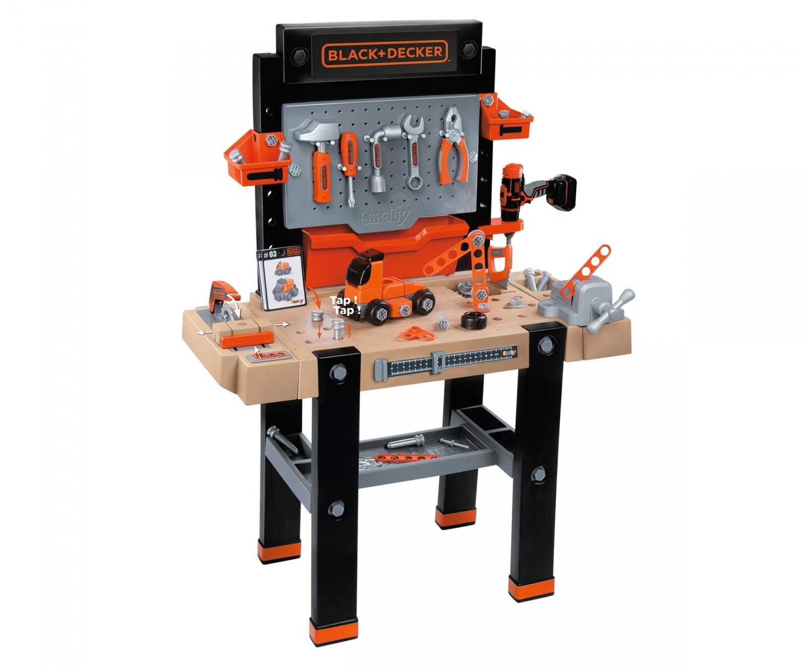 Black & Decker Bricolo Ultimate Electronic Workbench Playset for Kids