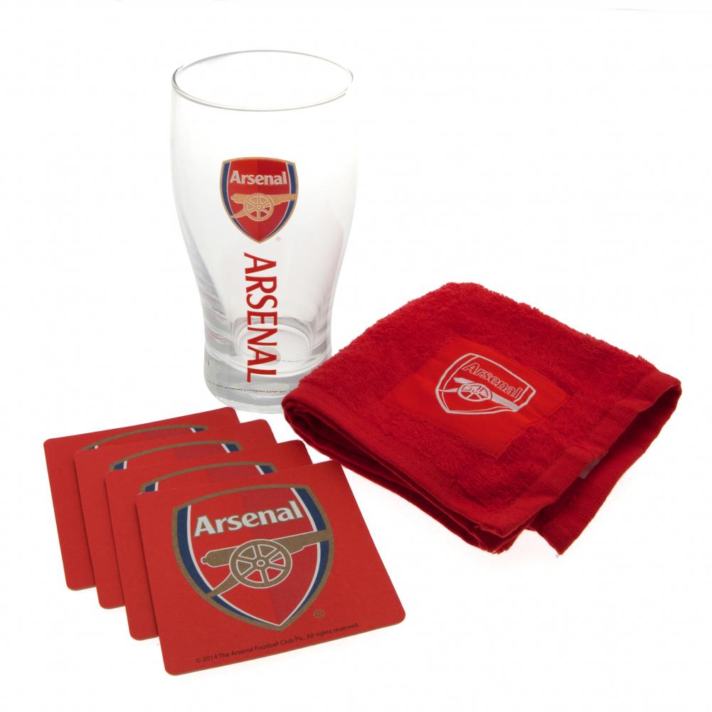 Arsenal FC Stylish Mini Bar Set with Red Branding
