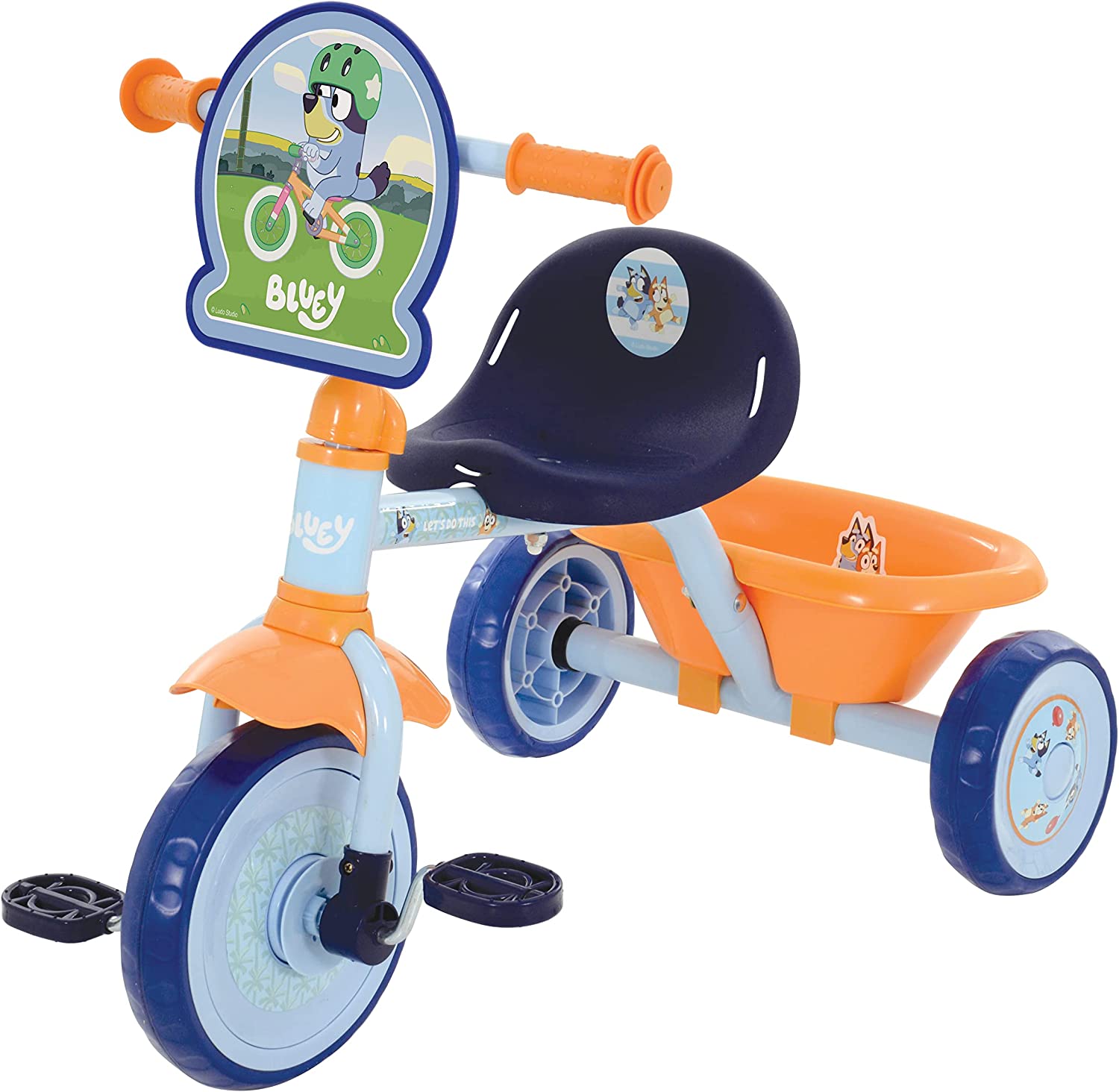 Bluey's Adjustable First Trike with Character Design for Toddlers