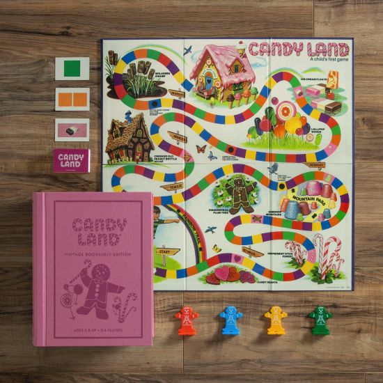 Vintage Bookshelf Edition of Candy Land Classic Board Game