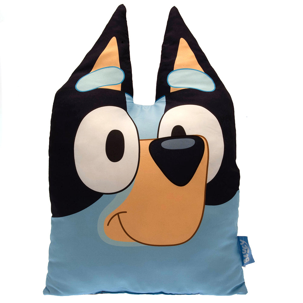 Vibrant Polyester Bluey - Shaped Cushion, Approx 50cm x 35cm