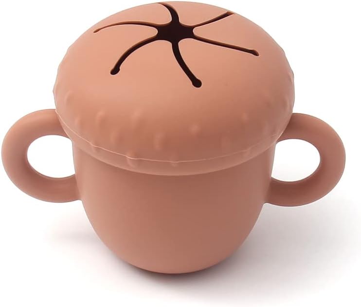 Alimos Spill-Proof Silicone Baby Snack Pots - Ideal for Toddlers and Kids with Easy Grip