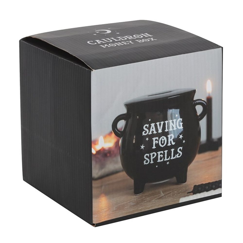 Ceramic Witches' Cauldron-Shaped Coin Saving Box