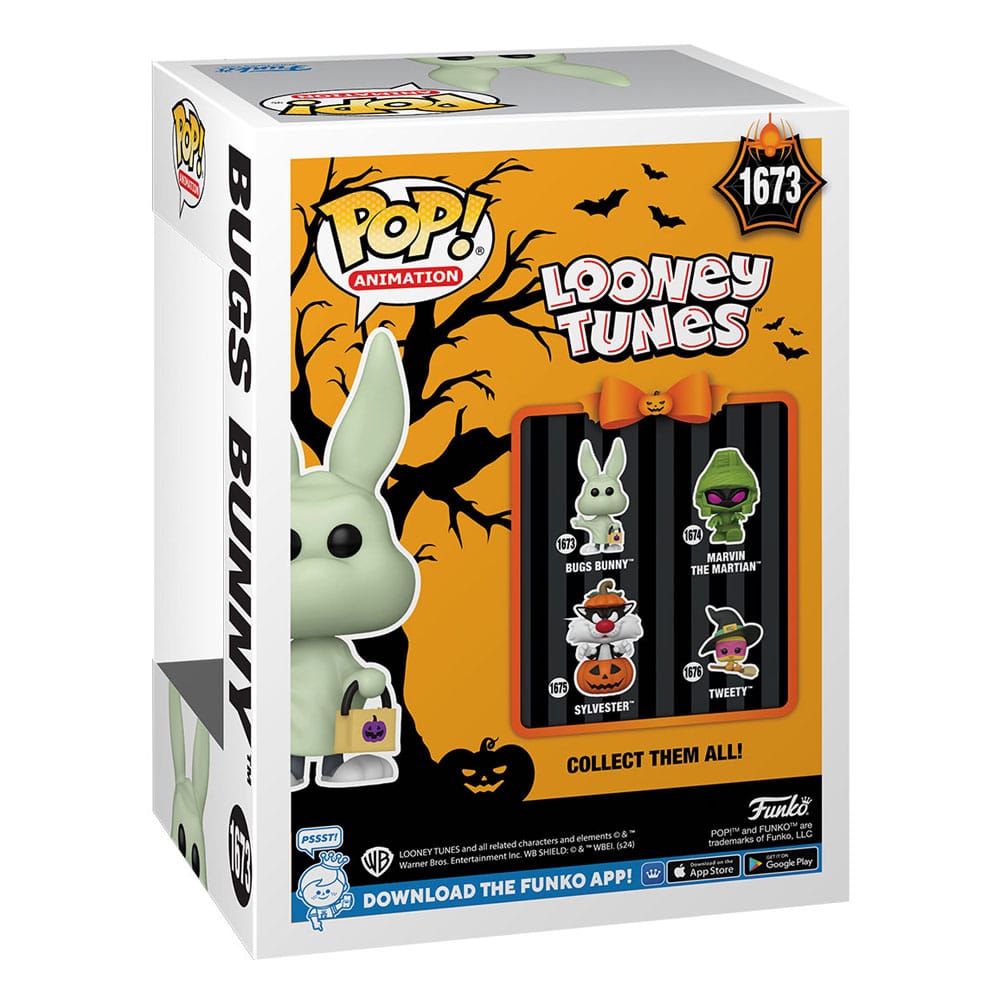 Looney Tunes Halloween Funko Pop! Vinyl Figure - Ghost Bugs Bunny