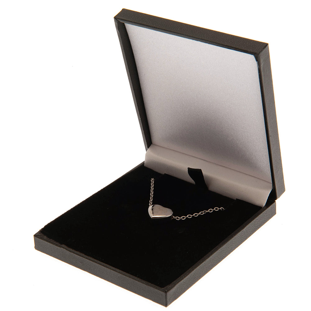 Celtic FC Engraved Stainless Steel Heart-Shaped Necklace