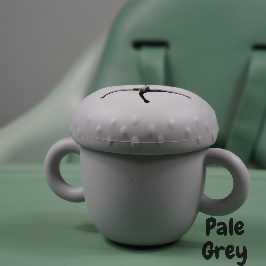 Alimos Spill-Proof Silicone Baby Snack Pots - Ideal for Toddlers and Kids with Easy Grip