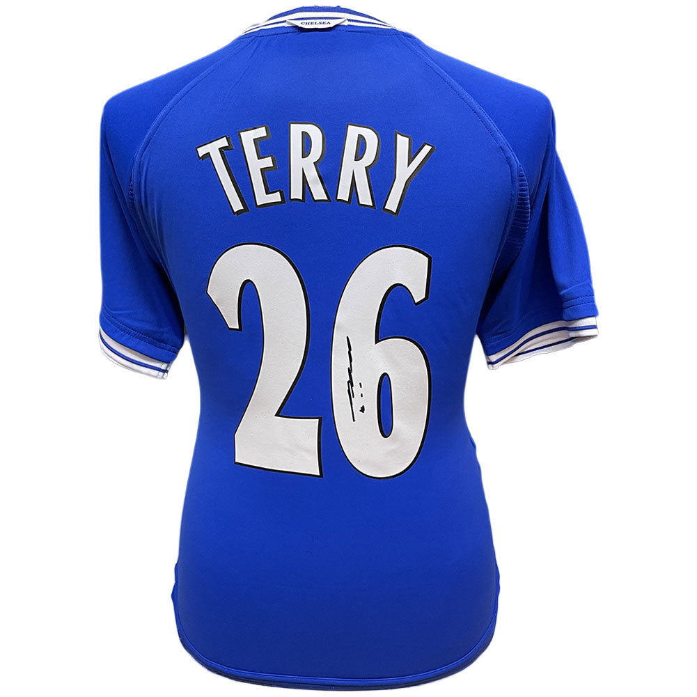 2000 Chelsea FC Replica Shirt Hand-Signed by John Terry in 2021