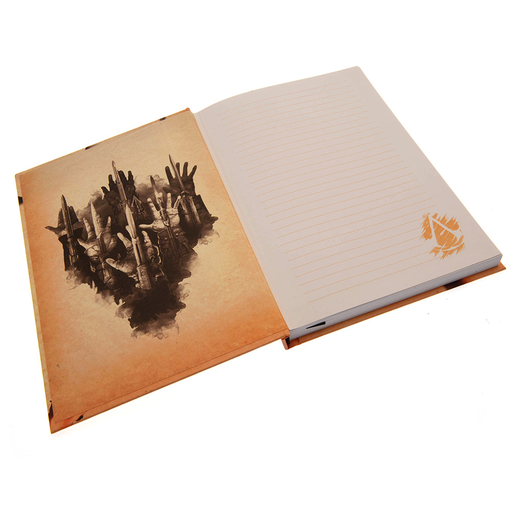 Premium Assassin's Creed-themed Hardcover A5 Notebook for Writing