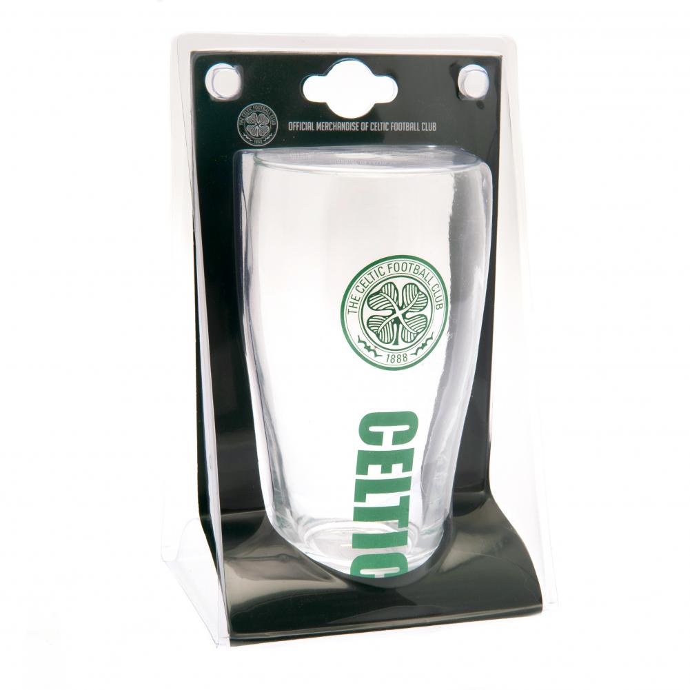 Celtic Football Club Branded Tulip-Style Pint Drinking Glass