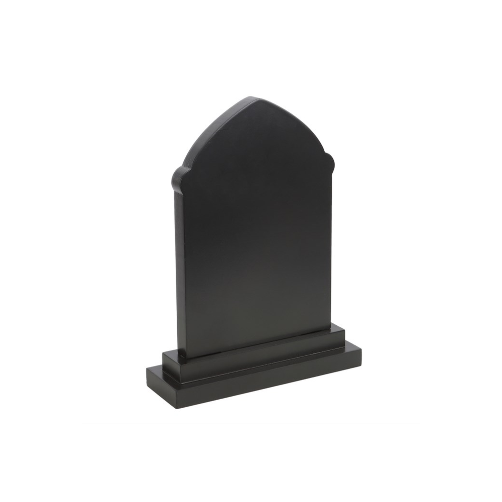 Gothic-Style Standing Decor Sign with the Wording 'Black is My Happy Colour'