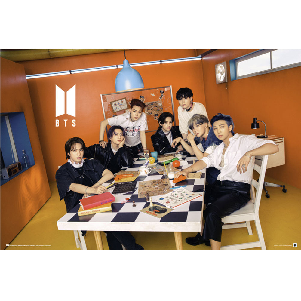 High - Quality Rolled Maxi Poster Featuring BTS Superstars