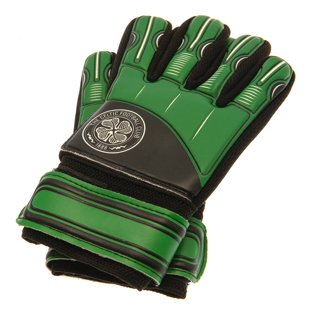 Celtic Football Club Delta Style Goalkeeper Gloves for Kids