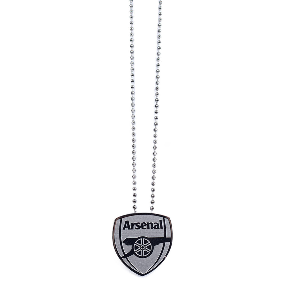 Large Arsenal FC Stainless Steel Pendant with Ball Chain