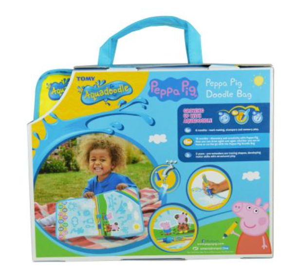 Peppa Pig Themed Aquadoodle Activity Bag for Kids' Entertainment