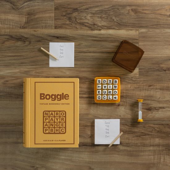 Classic Vintage Boggle Board Game - Bookshelf Edition