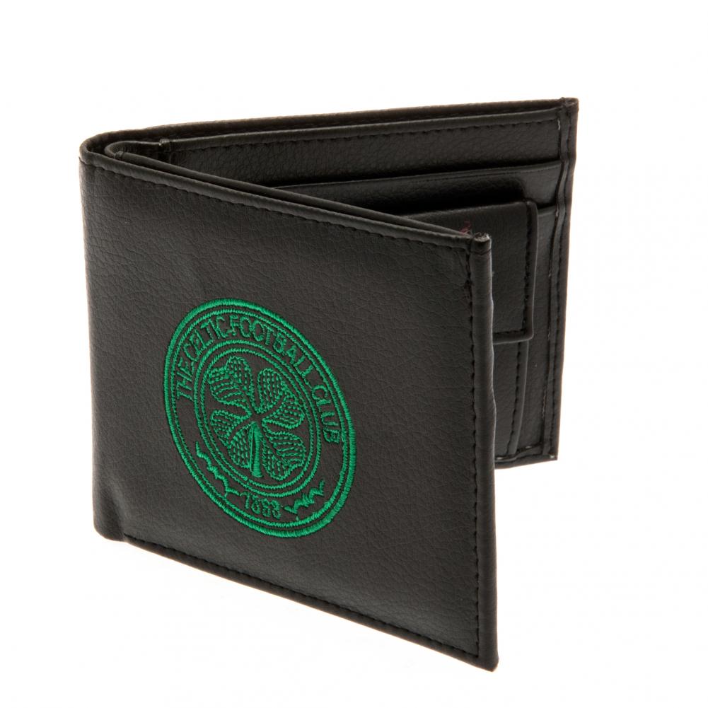 High - Quality Embroidered Celtic Football Club Leather - Look Wallet