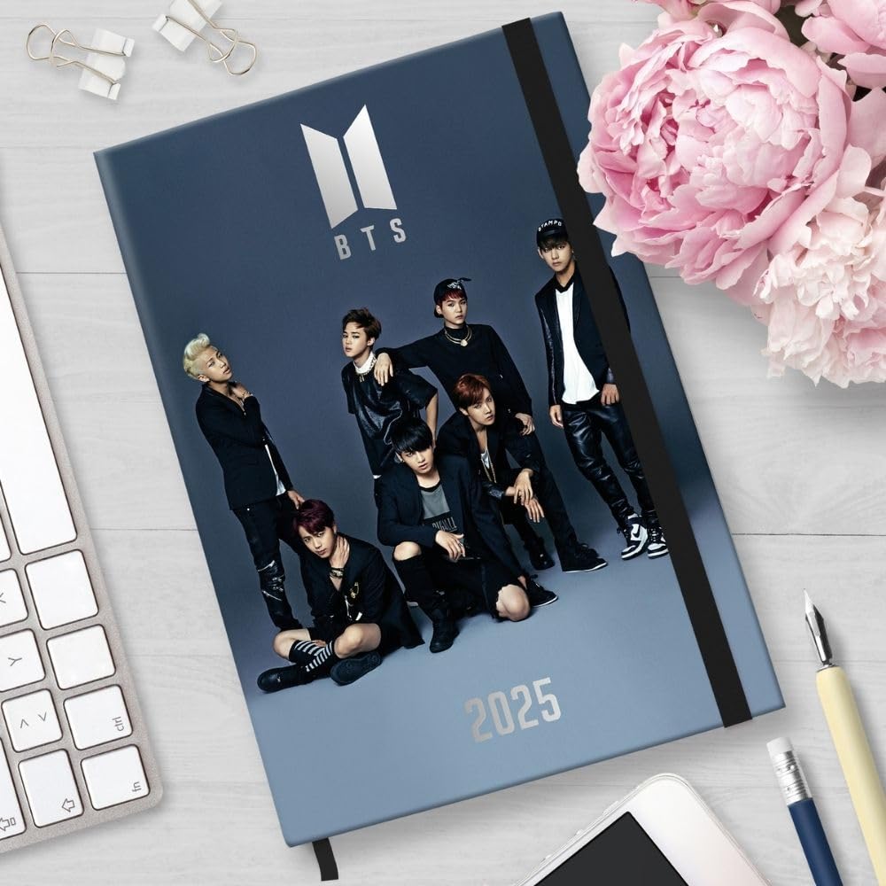 BTS-themed 2025 A5 Hardcover Weekly View Diary