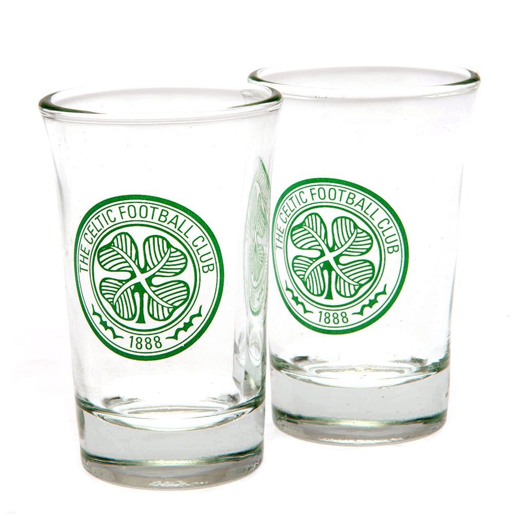 2-Pack Celtic FC Full-Color Club Crest Shot Glass Set