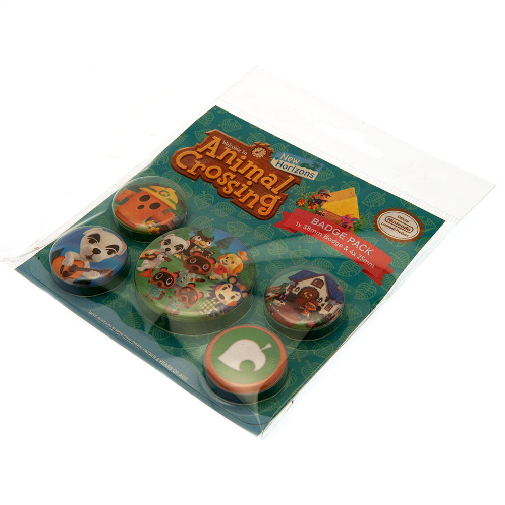 Adorable Animal Crossing Button Badge Collection Set for School Bags and Clothing