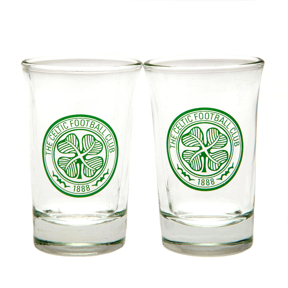 2-Pack Celtic FC Full-Color Club Crest Shot Glass Set