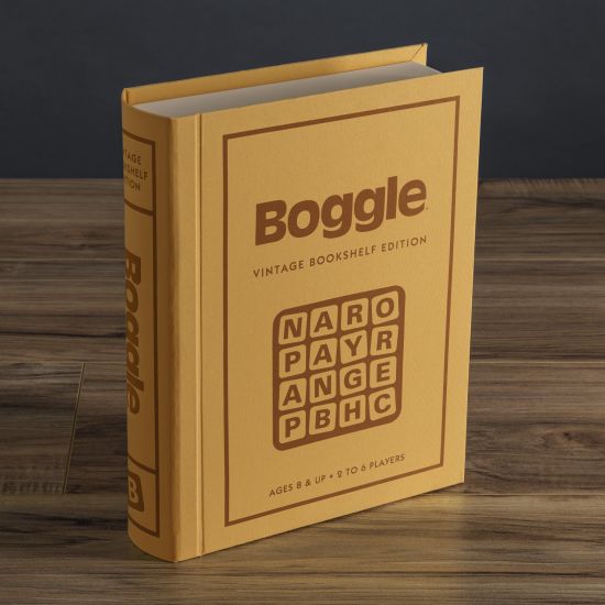 Classic Vintage Boggle Board Game - Bookshelf Edition