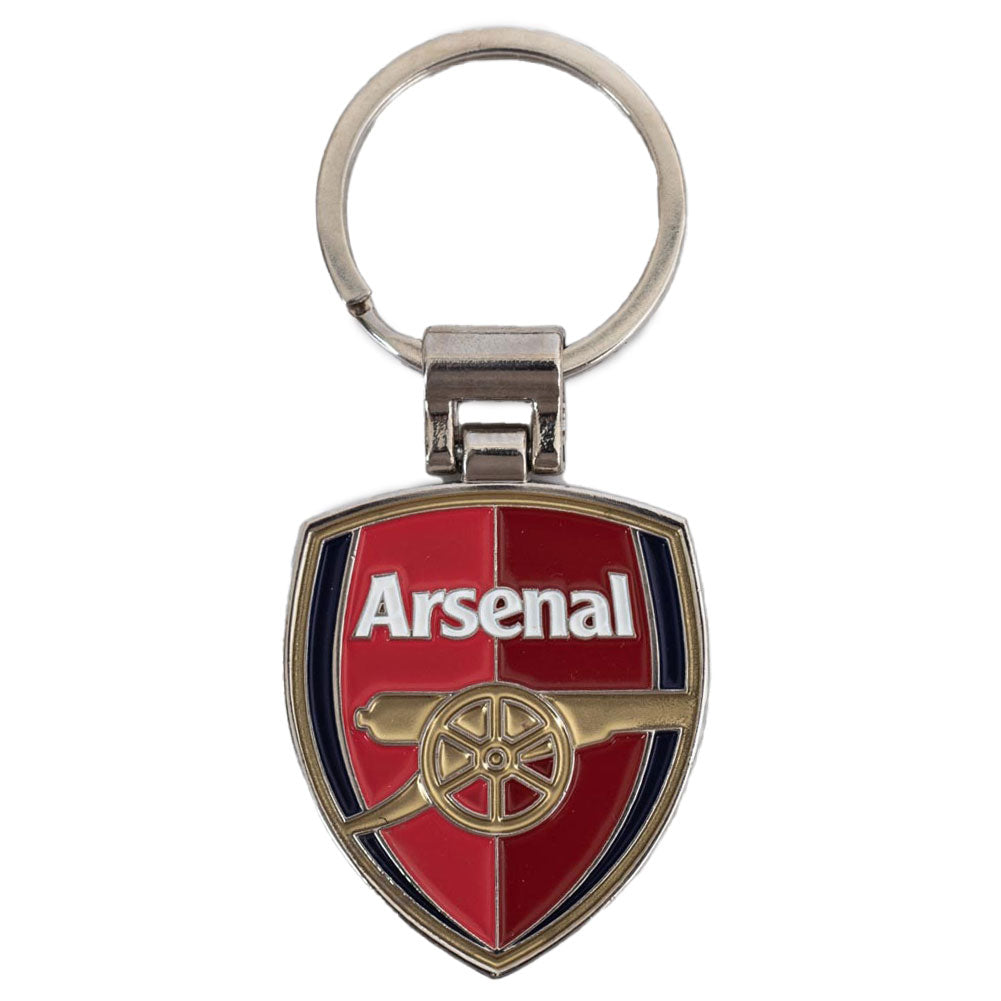 Arsenal Football Club High - end Crest - shaped Keyring for Executive Use