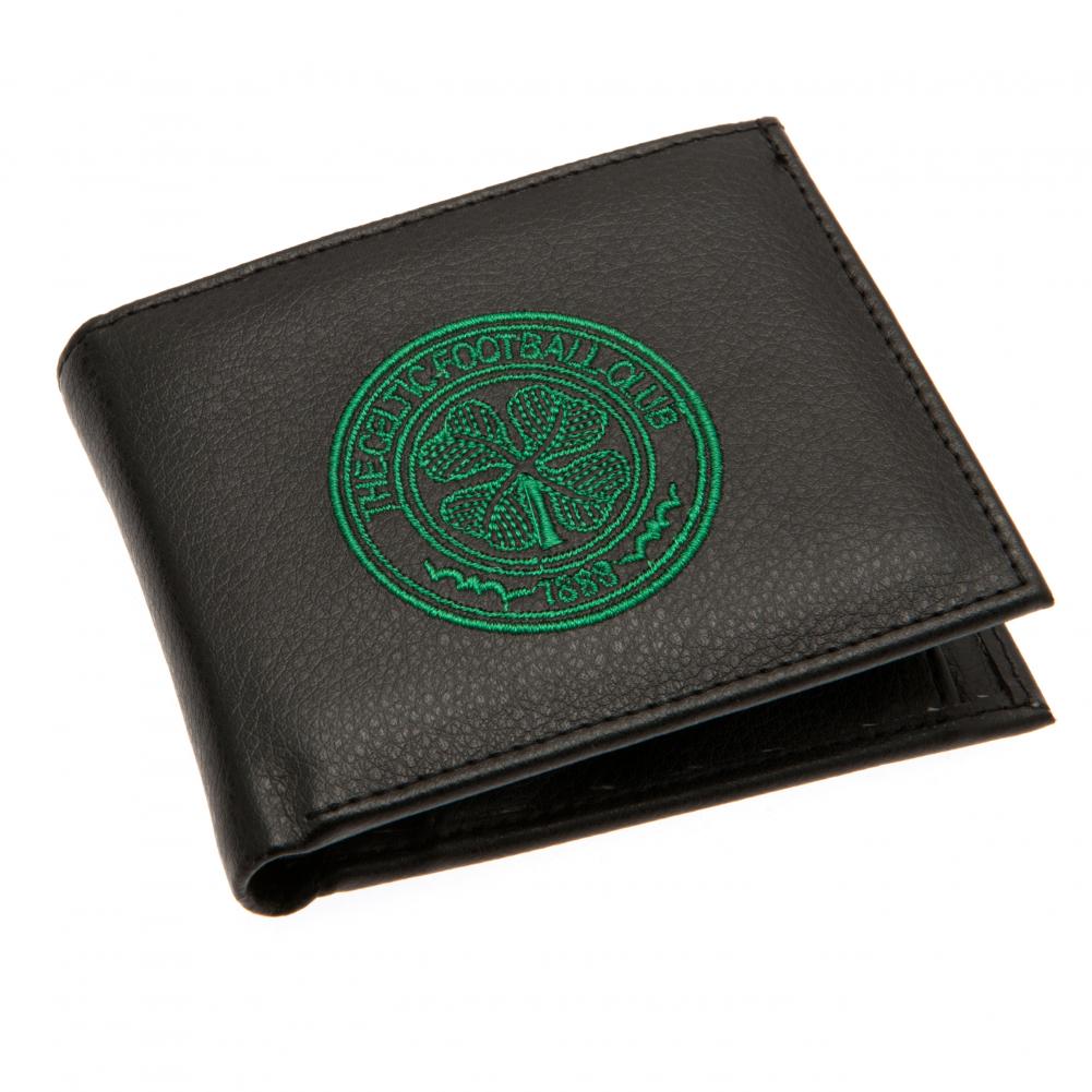 High - Quality Embroidered Celtic Football Club Leather - Look Wallet