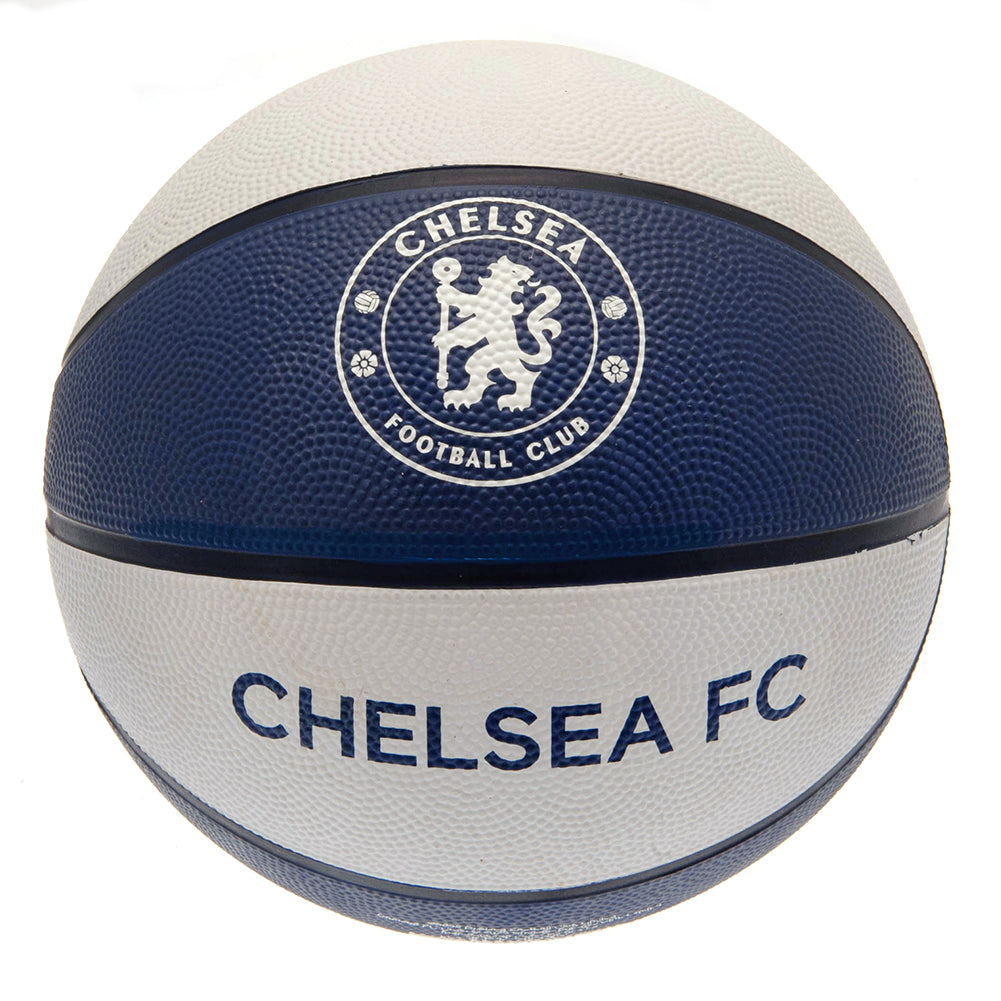 Chelsea Football Club Branded Textured Rubber Basketball for Sports Enthusiasts
