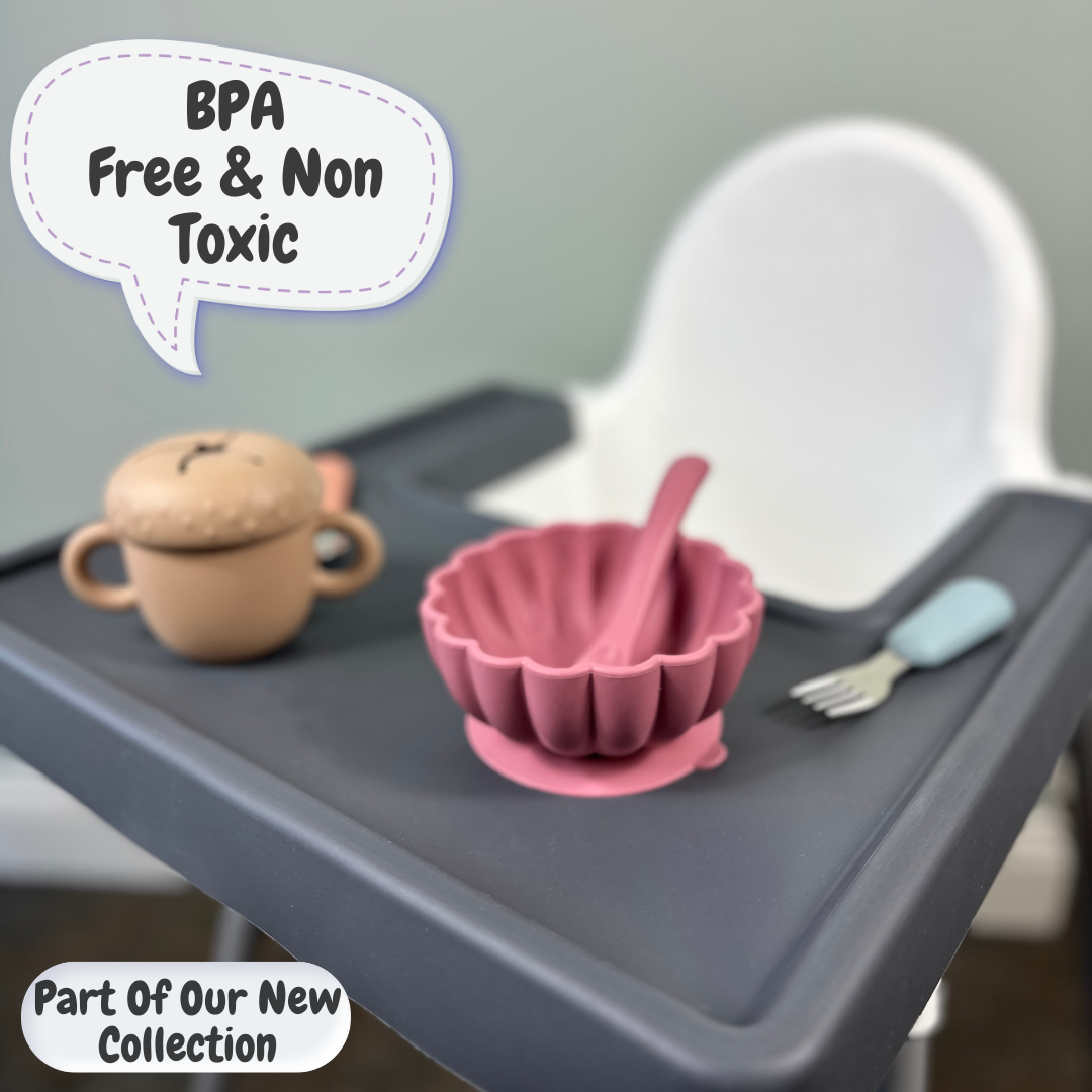 BPA-Free Silicone Full-Cover Baby Mat Tray for IKEA ANTILOP High Chair, Dishwasher-Safe