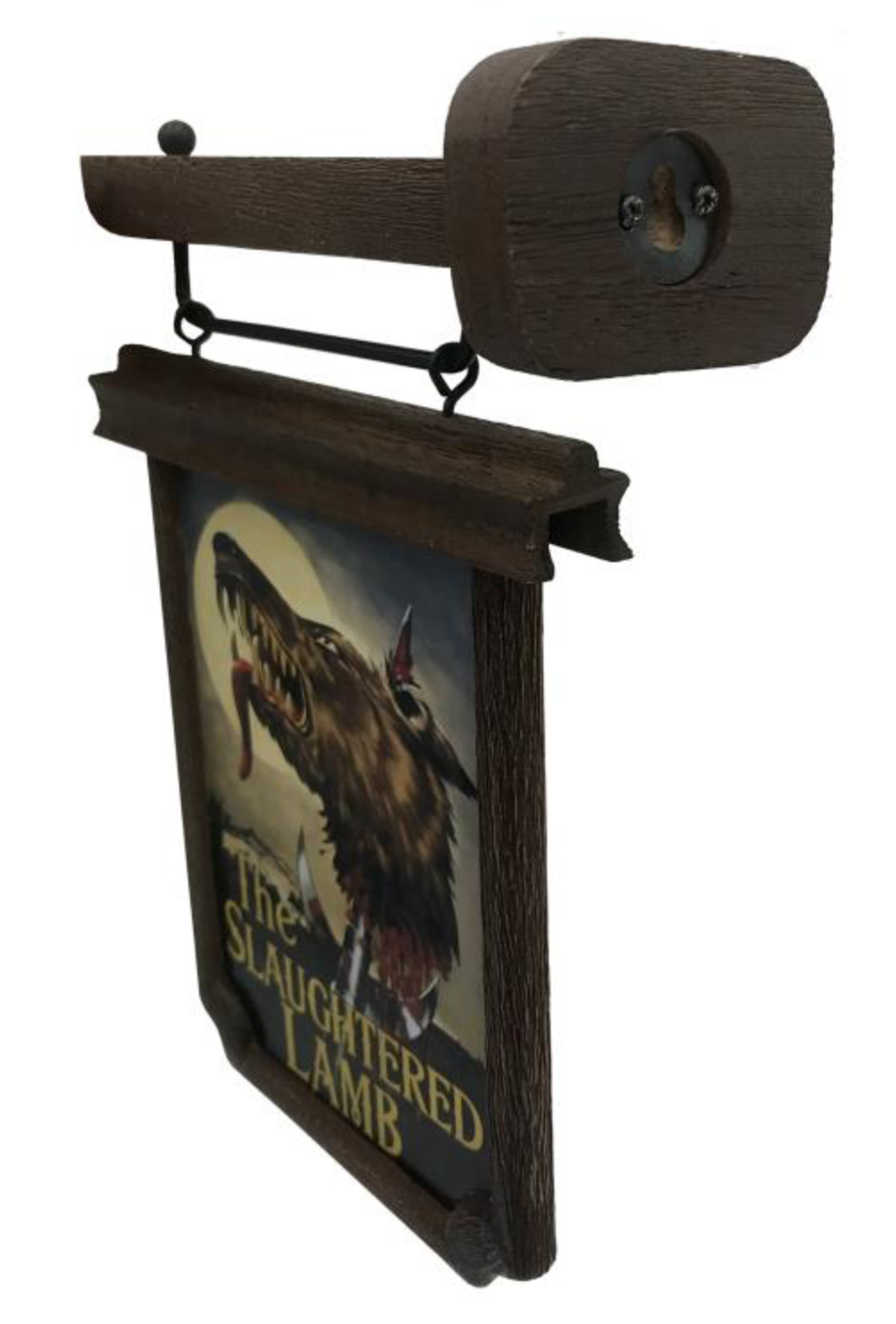 Authentic Scaled Prop Replica of The Slaughtered Lamb Pub Sign from the Movie An American Werewolf In London