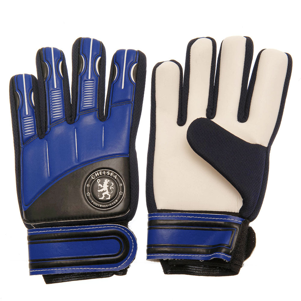 Chelsea Football Club Goalkeeper Gloves for Kids by Size