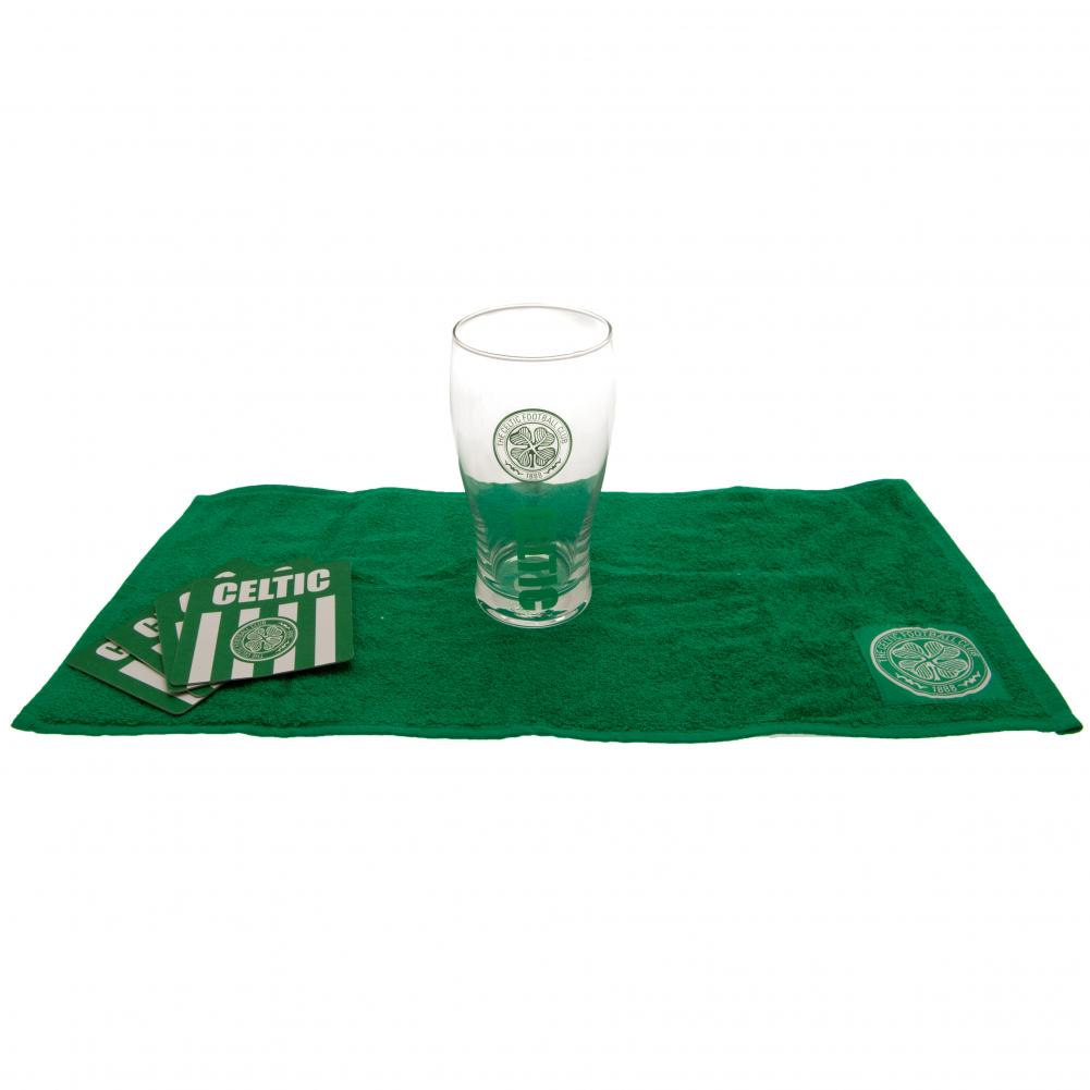 Celtic FC Miniature Bar Set with Club - Inspired Glasses and Accessories