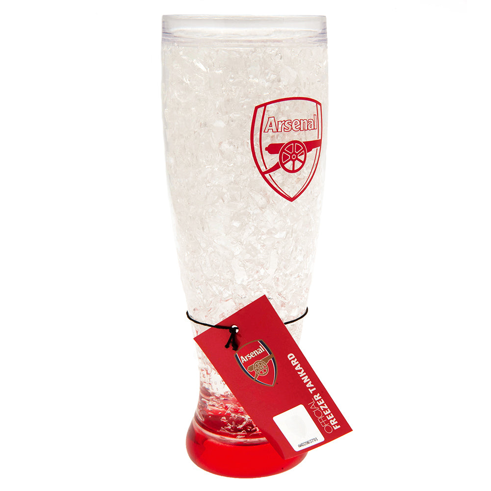 Arsenal Football Club Slim Double - Walled Gel - Filled Freezer Mug with Frosted Effect
