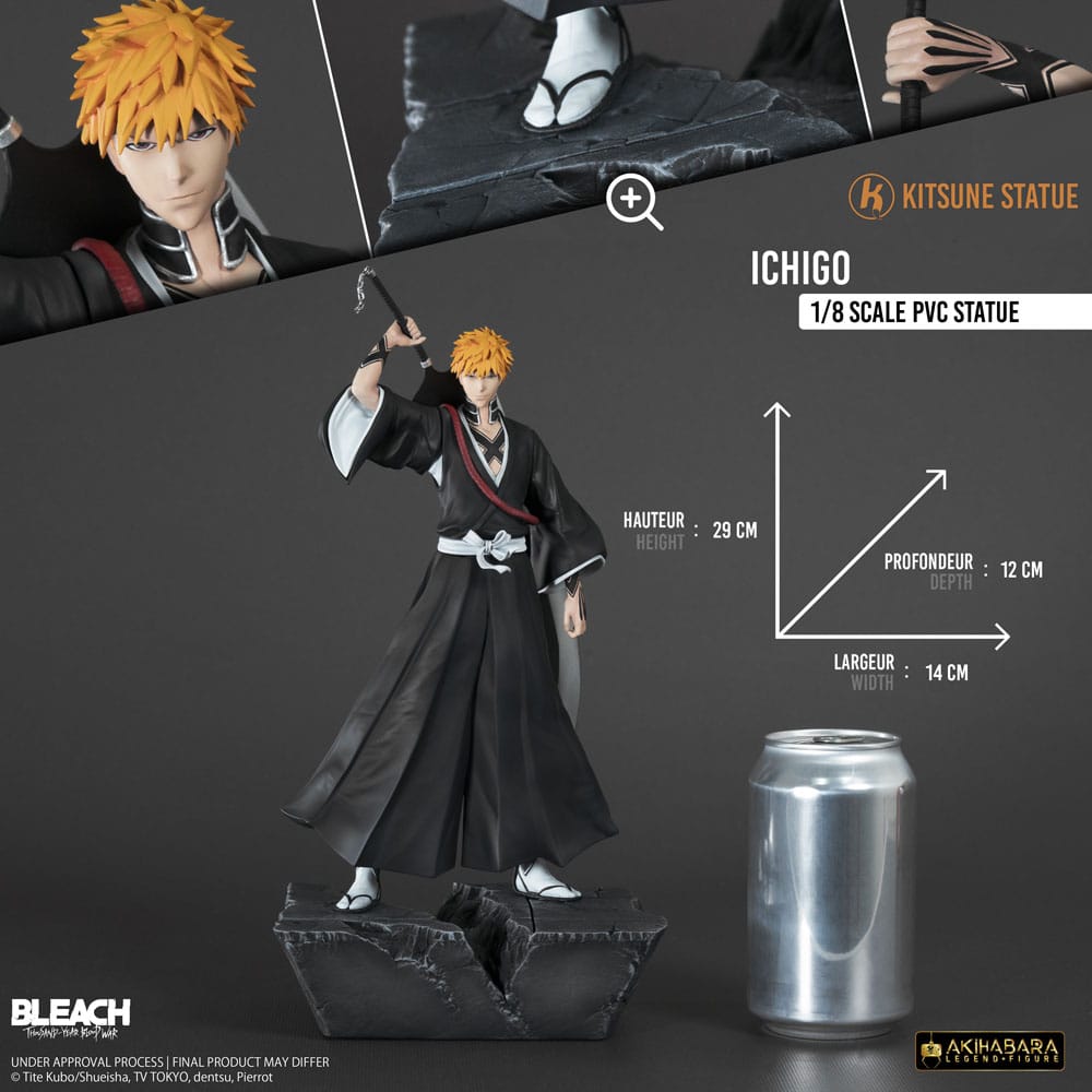 Bleach: Thousand - Year Blood War Ichigo Kurosaki 1/8 Scale Collectible Anime Figure from Akihabara Legend Series
