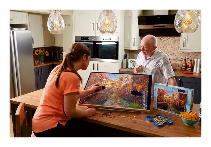High - Quality Ravensburger 1000 Piece Calm Campside Jigsaw Puzzle for All Ages