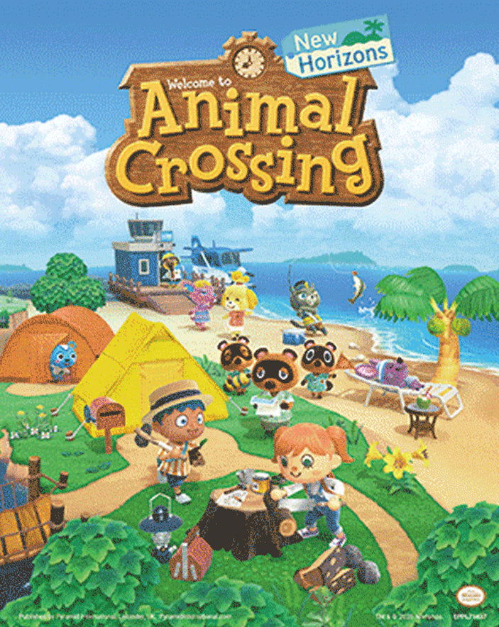 3D Lenticular Print of the Animal Crossing Family