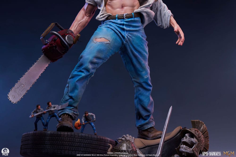 Army of Darkness Premier Series 1/4 Scale Ash Statue - Highly Detailed Collectible