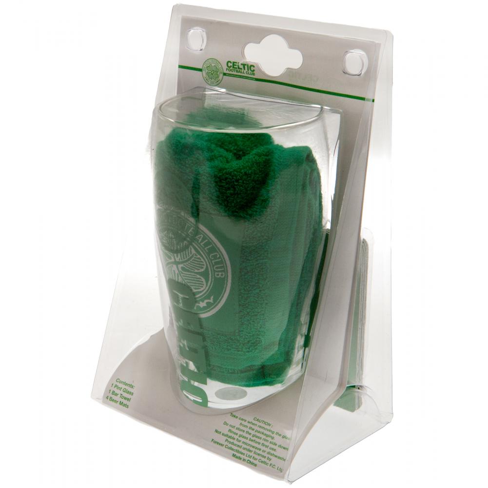 Celtic FC Miniature Bar Set with Club - Inspired Glasses and Accessories