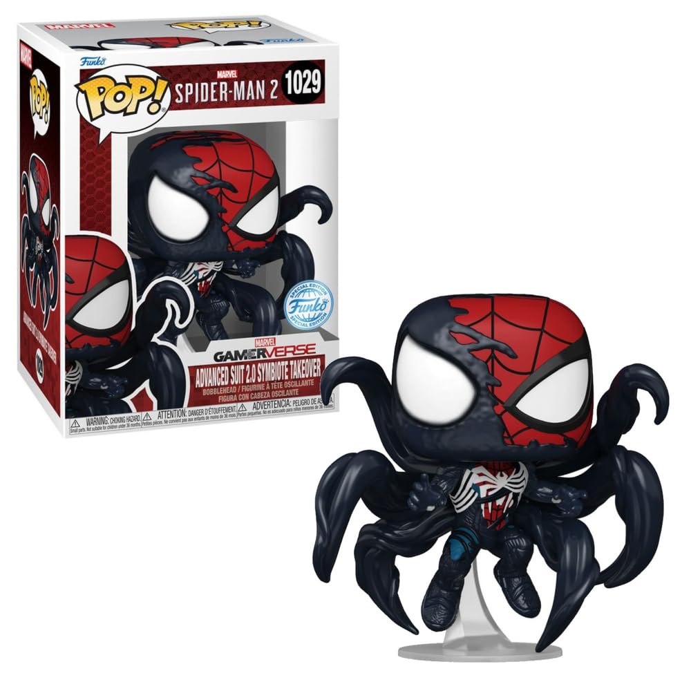 Marvel's Spider - Man 2 Advanced 2.0 Symbiote Takeover Funko POP! Vinyl Figure