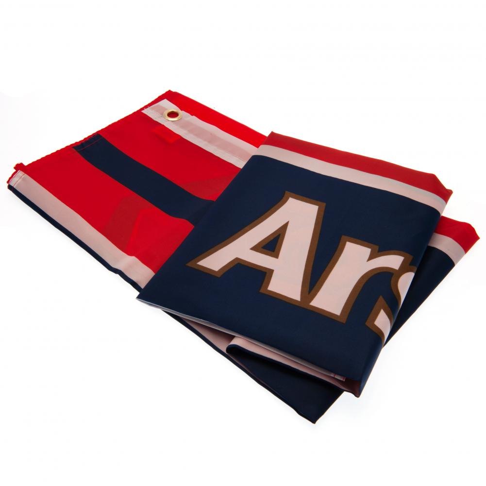 Large 100% Polyester Arsenal FC Supporters Flag with Gunners Crest